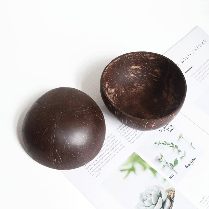 1pcs Natural Coconut Bowl Spoo - Dim Sum Basket 评论和价格