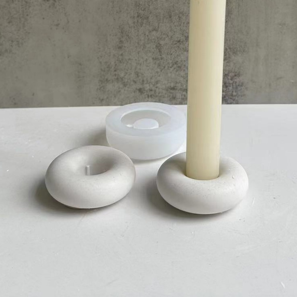 Circular Donut Candle Holder S - Donut Mold Silicone 评论和价格